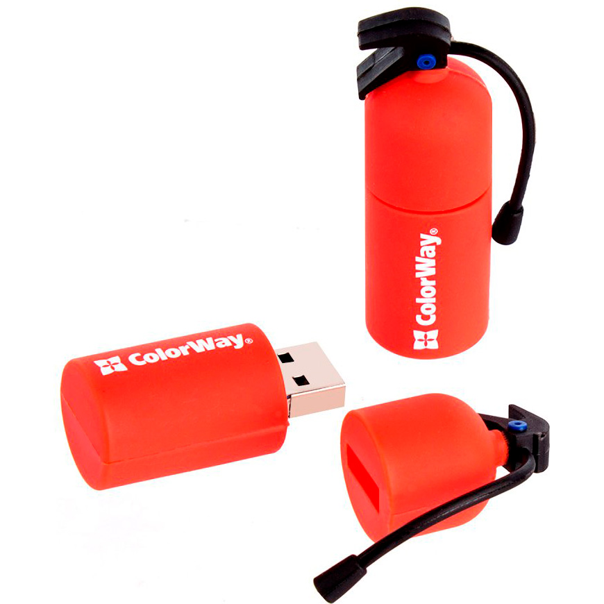 Флэшка 64GB COLORWAY Fire USB 3.0 (CW-USBFE64)