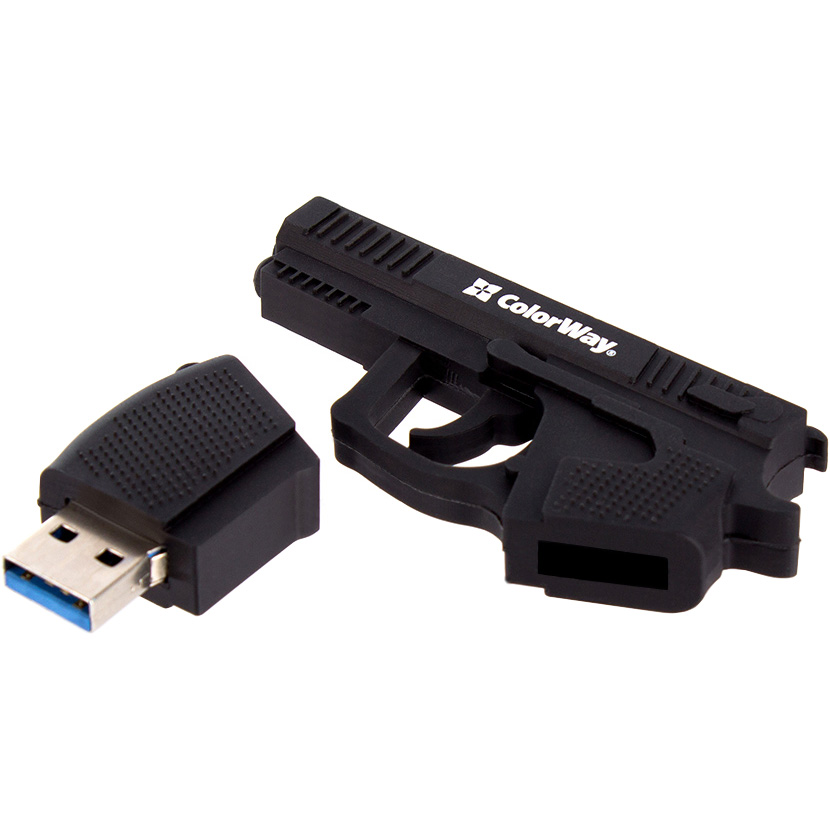 Флэшка 64GB COLORWAY Pistol USB 3.0 (CW-USBPL64)
