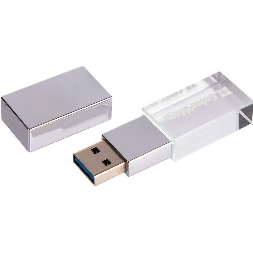 Флешка 32GB COLORWAY Crystal USB 3.0 (CW-USBCL32)