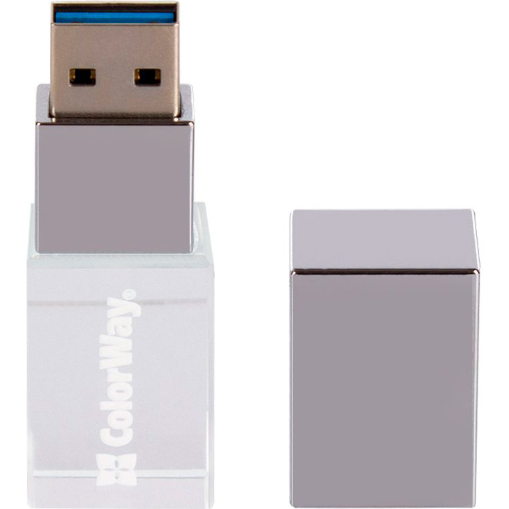 Флешка 32GB COLORWAY Crystal USB 3.0 (CW-USBCL32)