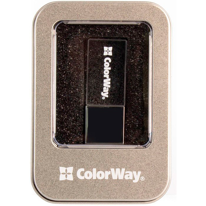 Флешка 64GB COLORWAY Crystal USB 3.0 (CW-USBCL64)
