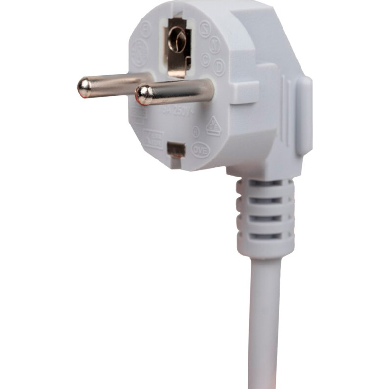 Мережевий фільтр LOGICPOWER F24U4 White, 4 розетки, 4xUSB, 2м