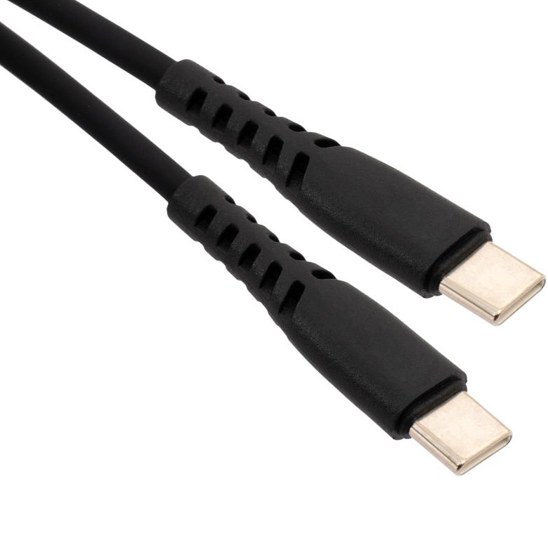 Кабель VINGA Type-C to Type-C 60W 2м (VCDCCC262SB)