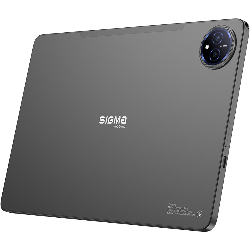 Планшет SIGMA MOBILE TAB A1035 Basic 6/128GB Dark Gray