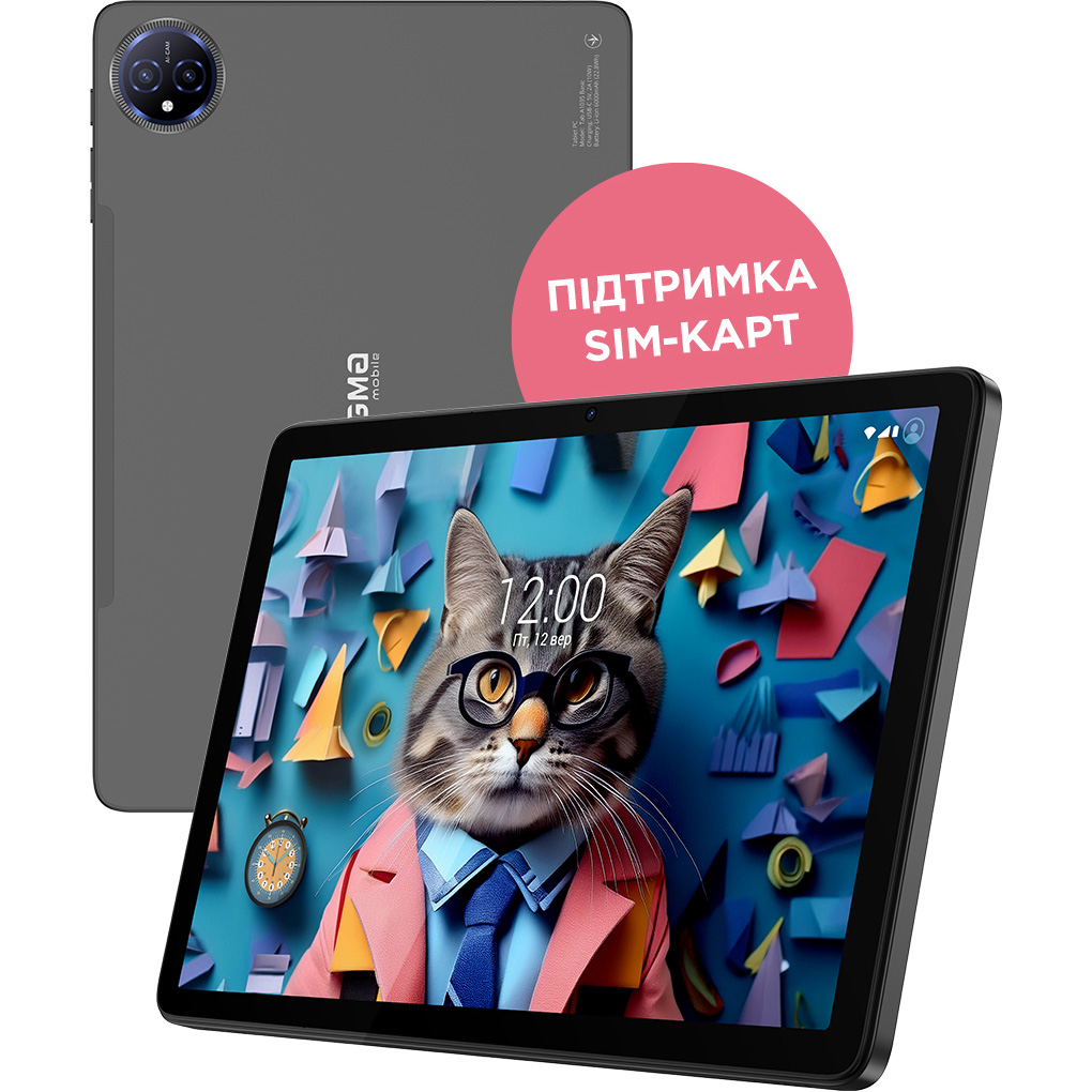 Планшет SIGMA MOBILE TAB A1035 Basic 6/128GB Dark Gray