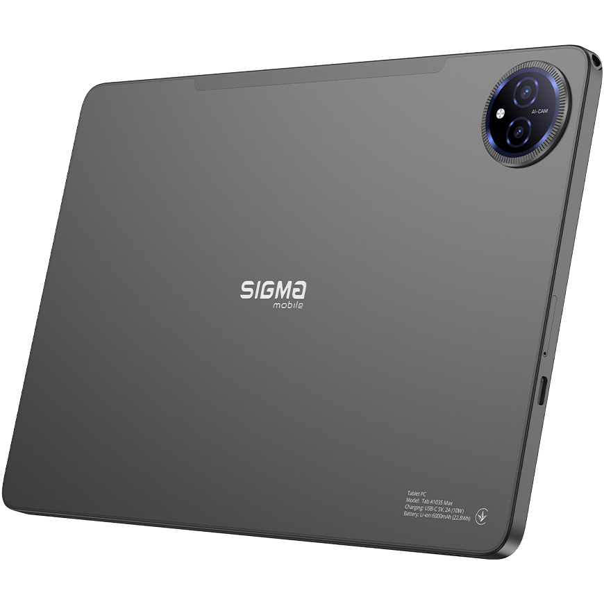 Планшет SIGMA MOBILE TAB A1035 Max 8/128GB Dark Gray