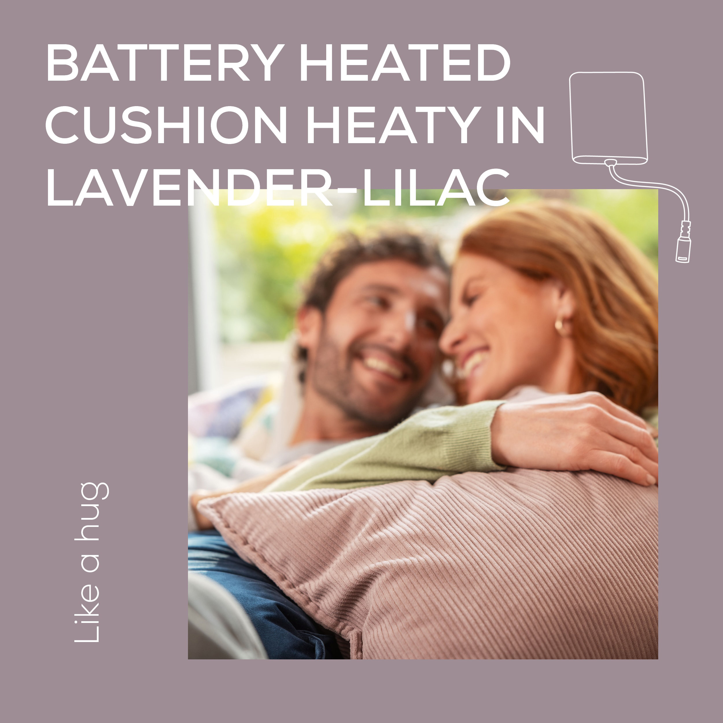 Електрогрілка-подушка BEURER HK 77 Heaty Lavender Lilac (20082)