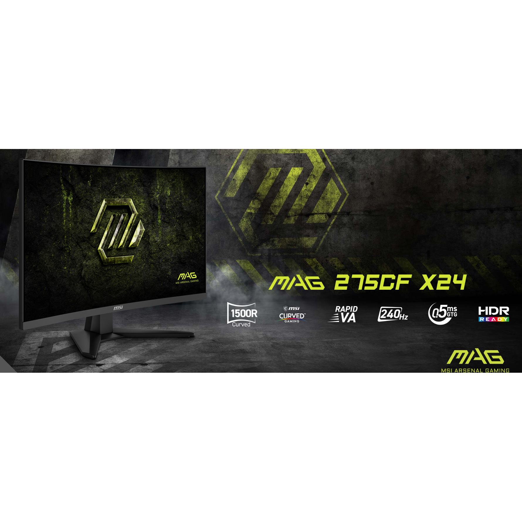 Монитор 27" MSI MAG 275CF X24