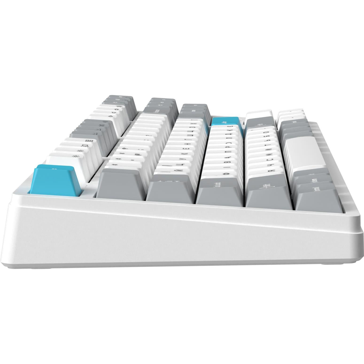 Клавіатура бездротова GAMEPRO Asgard Ragnar MK285WH Keychron Super Red Switch White