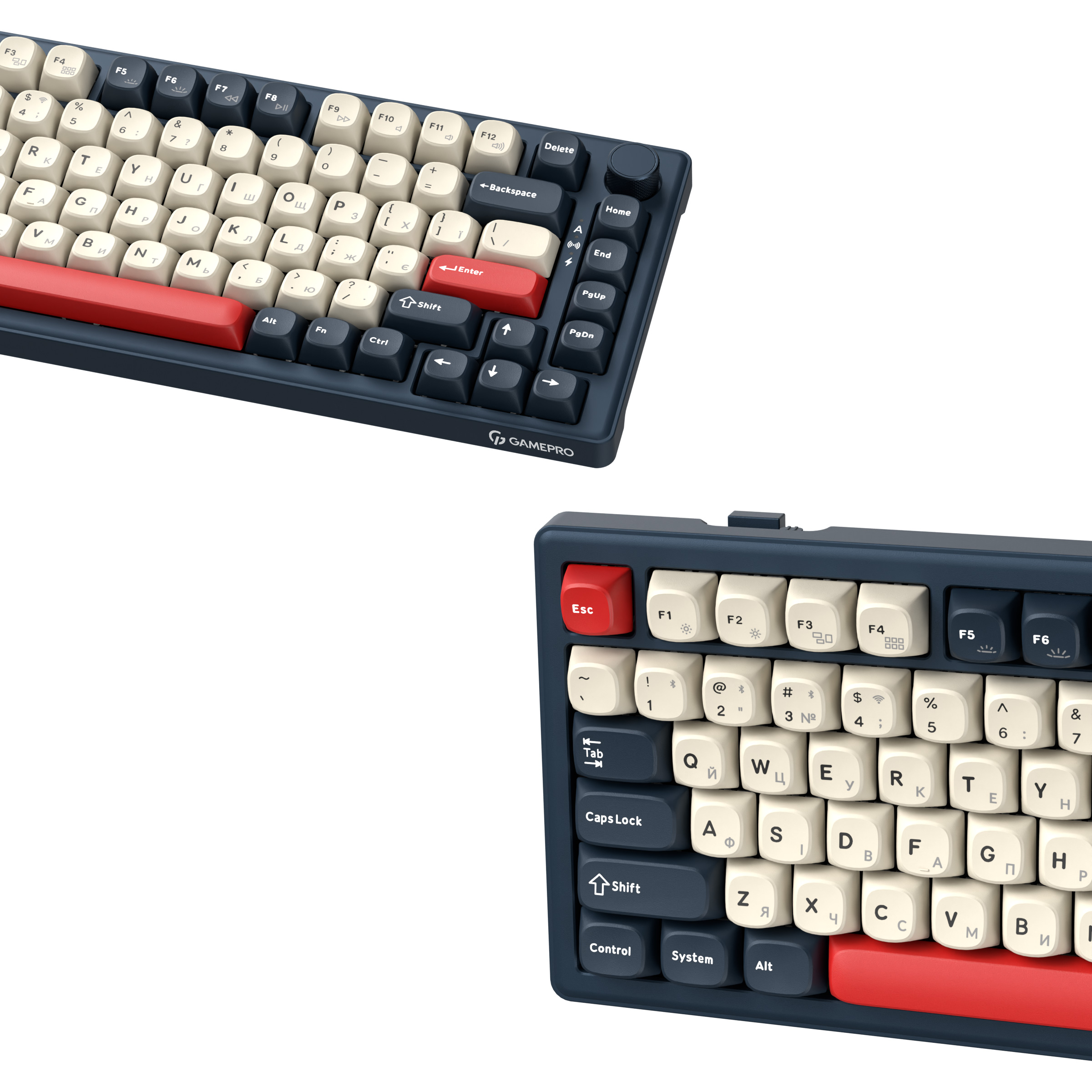 Клавиатура беспроводная GAMEPRO Asgard Yord MK266BL Keychron Super Red Switch Blue