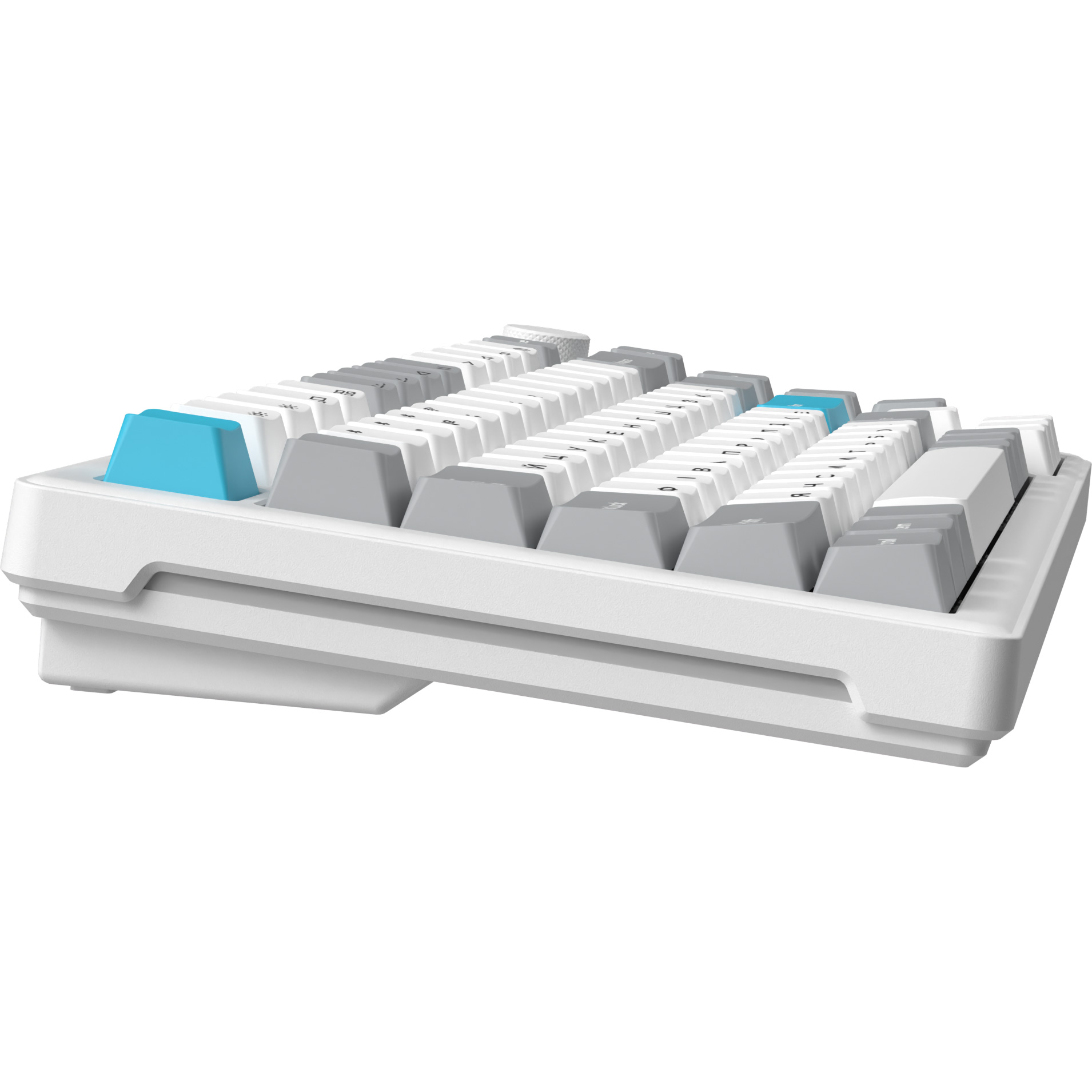 Клавіатура бездротова GAMEPRO Asgard Yord MK266WH Keychron Super Red Switch White