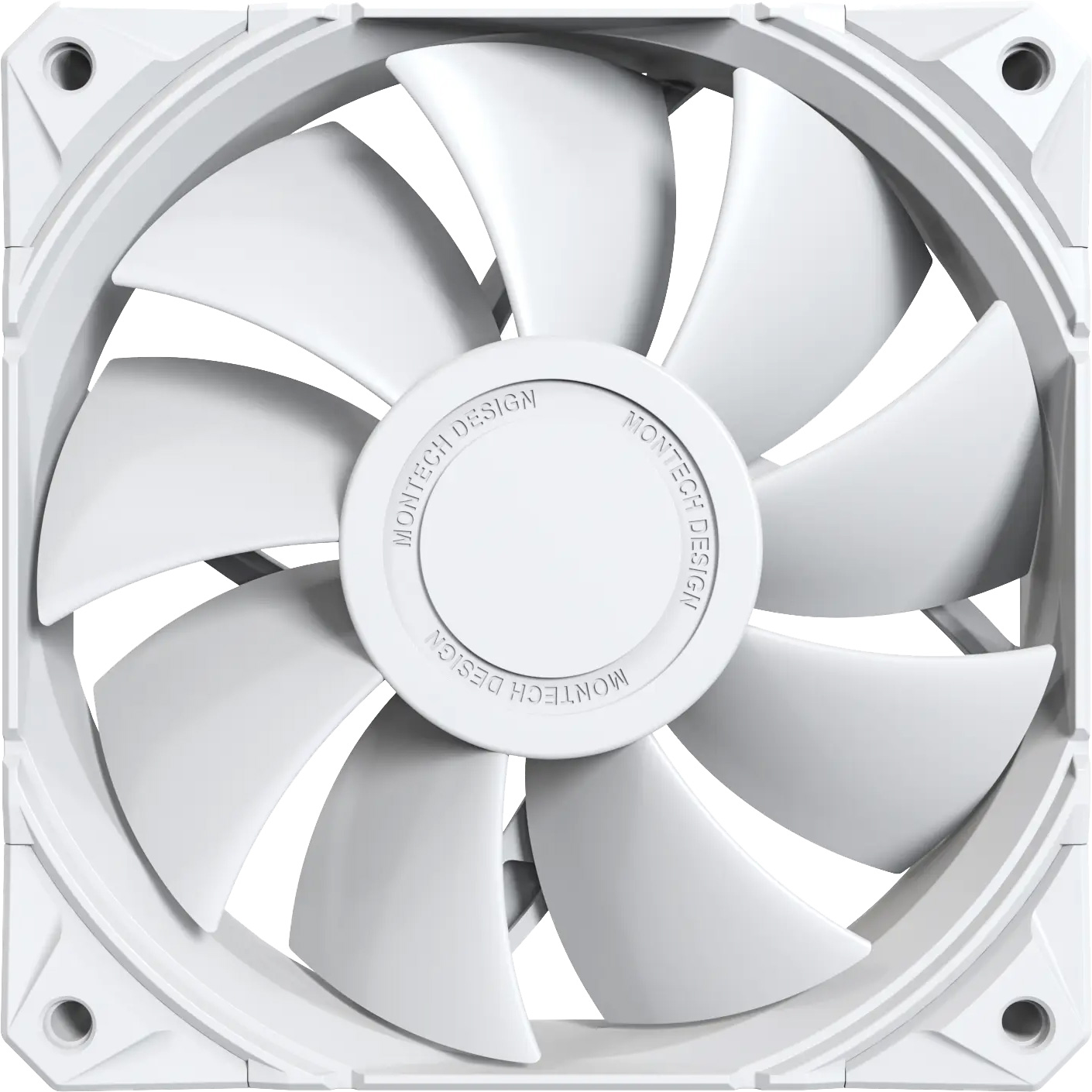Комплект вентиляторов MONTECH E28 PWM White 3-Pack