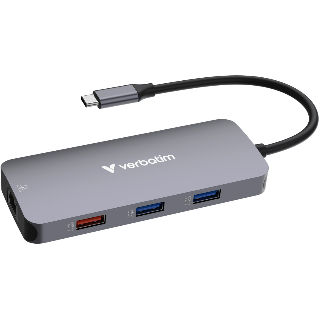 Порт-реплікатор VERBATIM CMH-09 USB-C Pro Multiport Hub (32152)