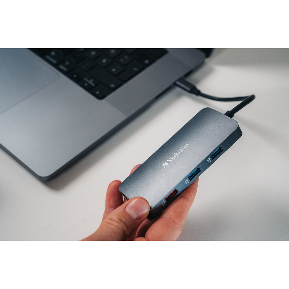 Порт-реплікатор VERBATIM CMH-09 USB-C Pro Multiport Hub (32152)