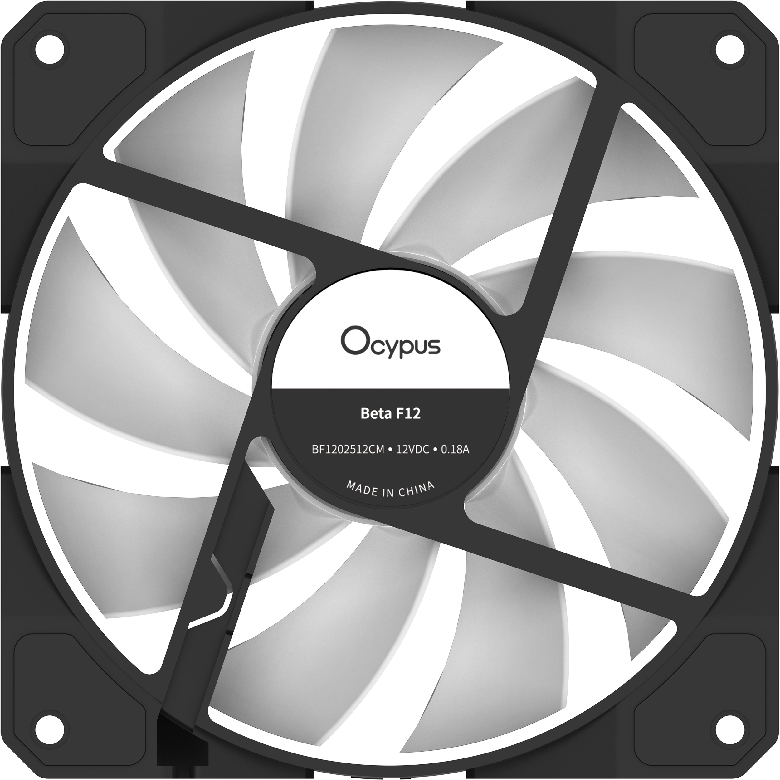 Вентилятор OCYPUS Beta F12 ARGB Black