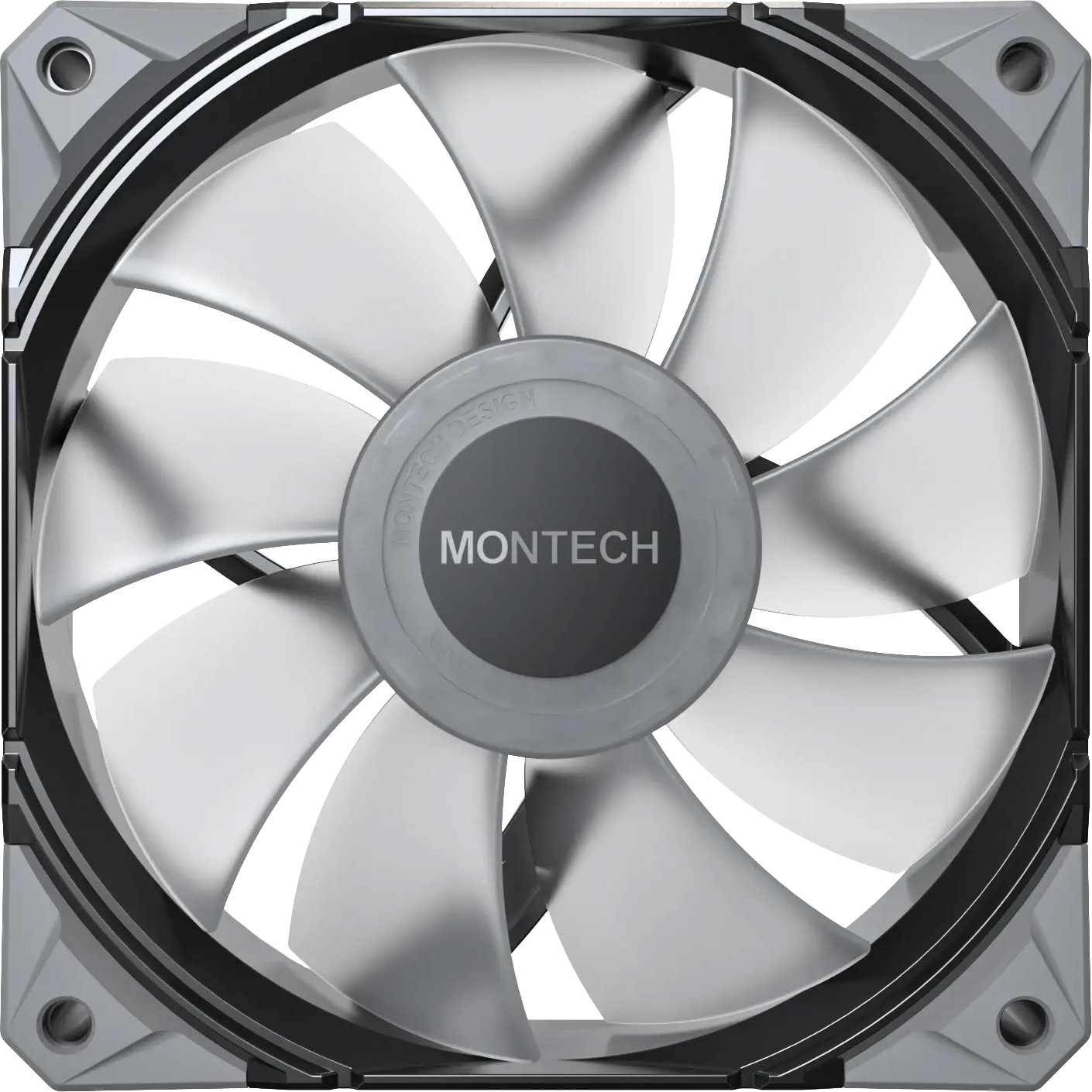 Комплект вентиляторов MONTECH E28 ARGB Black 3-Pack