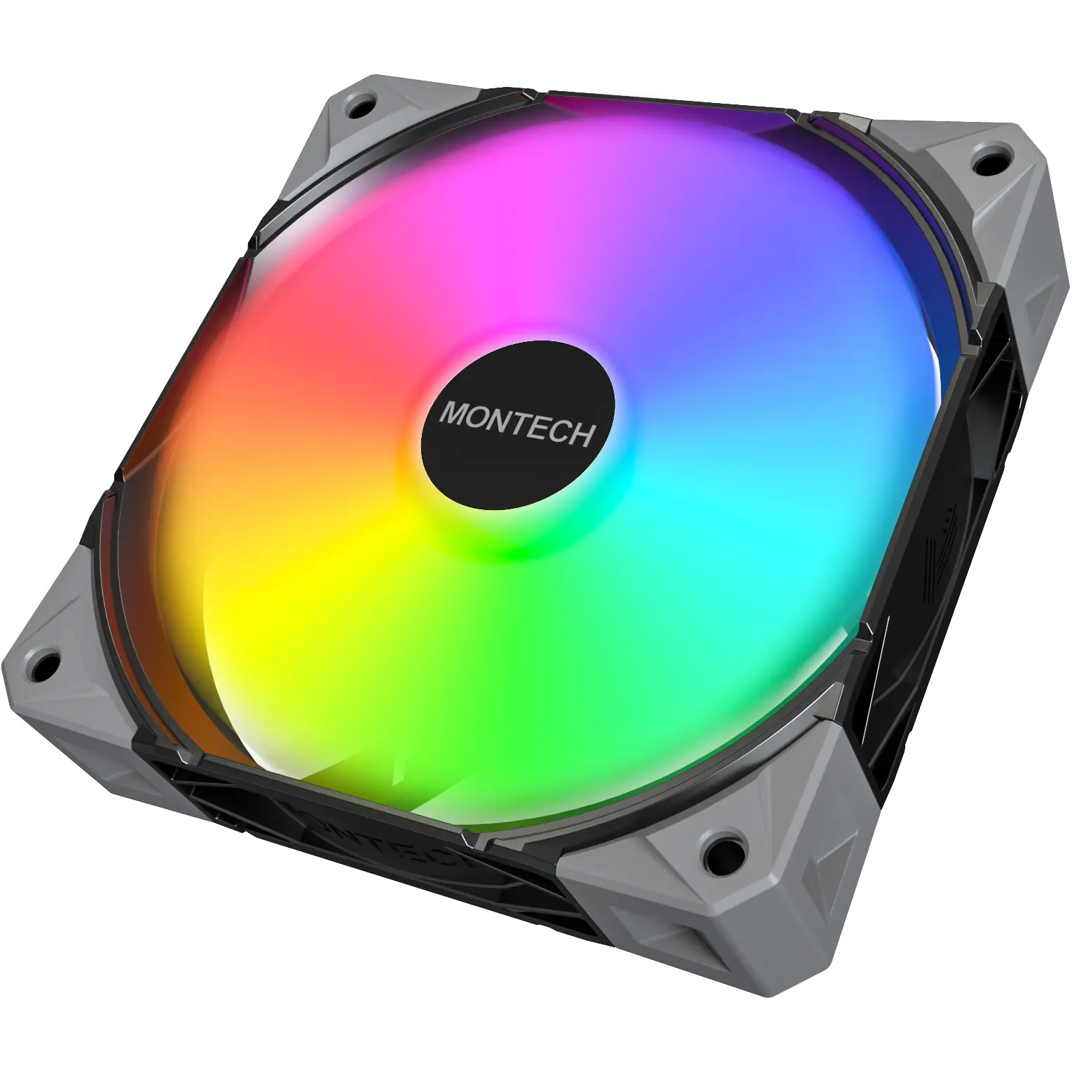 Комплект вентиляторов MONTECH E28 ARGB Black 3-Pack