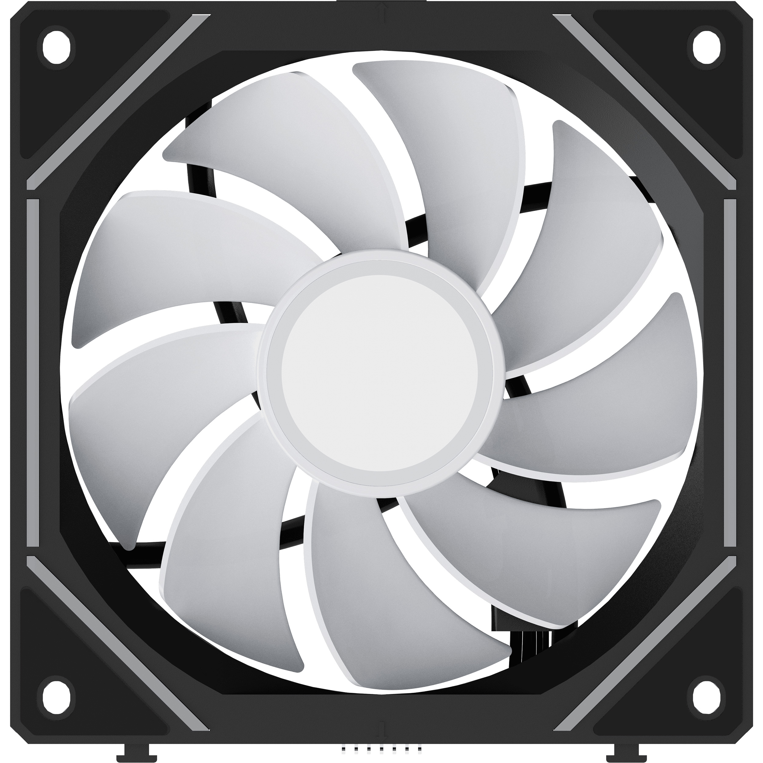 Комплект вентиляторов OCYPUS Gamma F12 Uni ARGB Reverse Blade Black 3-Pack