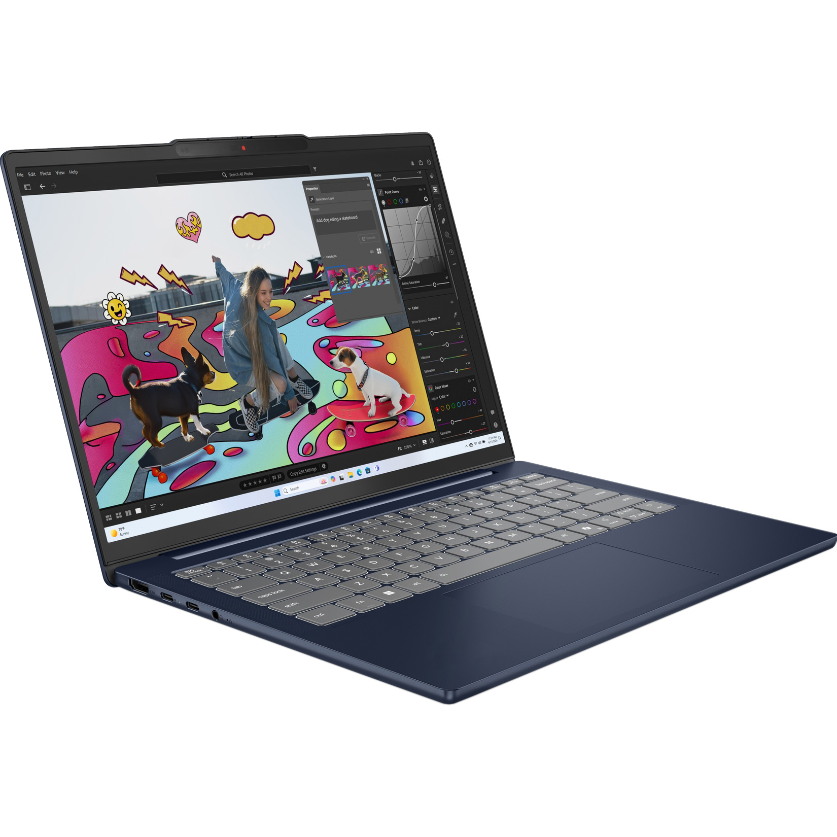 Ноутбук LENOVO Ideapad Slim 5 14IRH10 Cosmic Blue (83HR00BMRA)