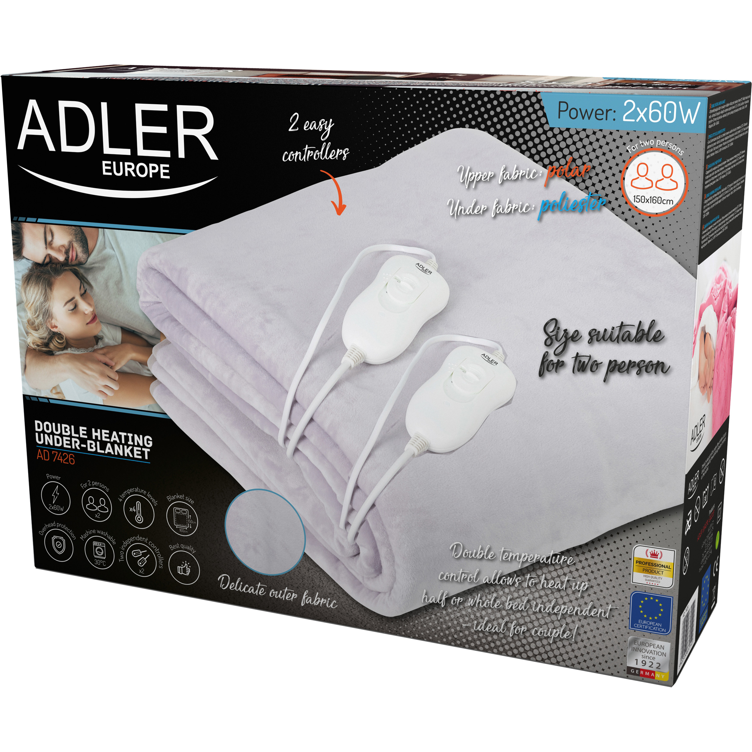 Електропростирадло ADLER AD 7426