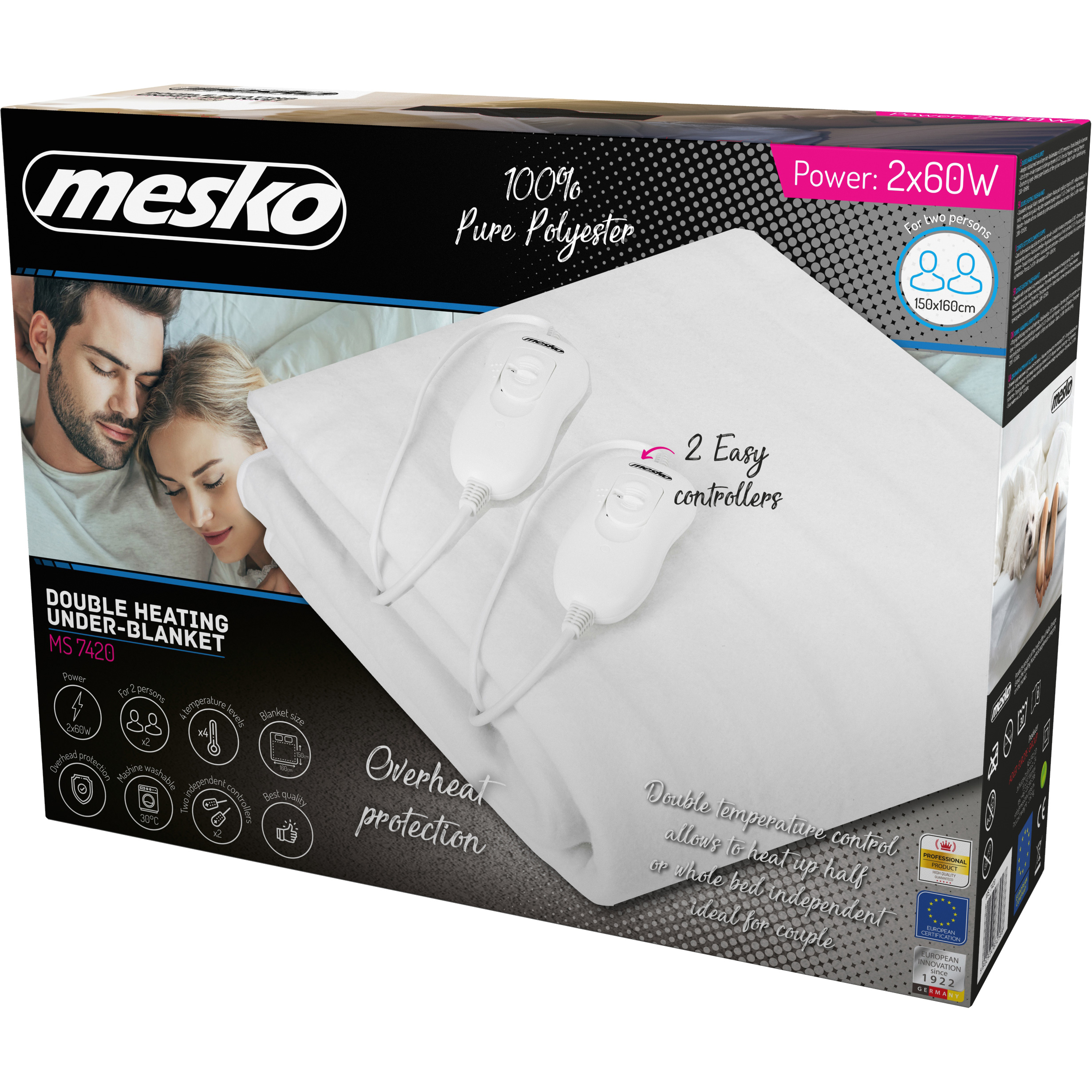 Электропростынь MESKO MS 7420