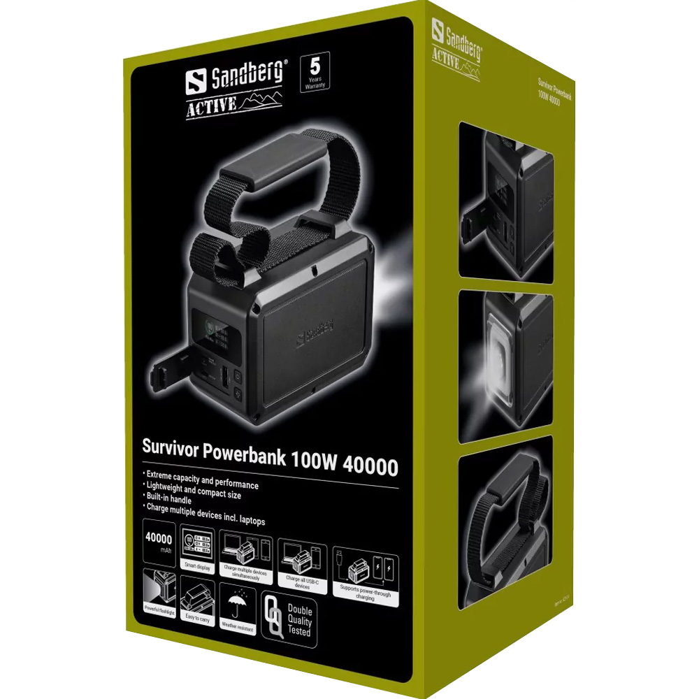 Повербанк SANDBERG Survivor 100W 40000mAh (421-14)