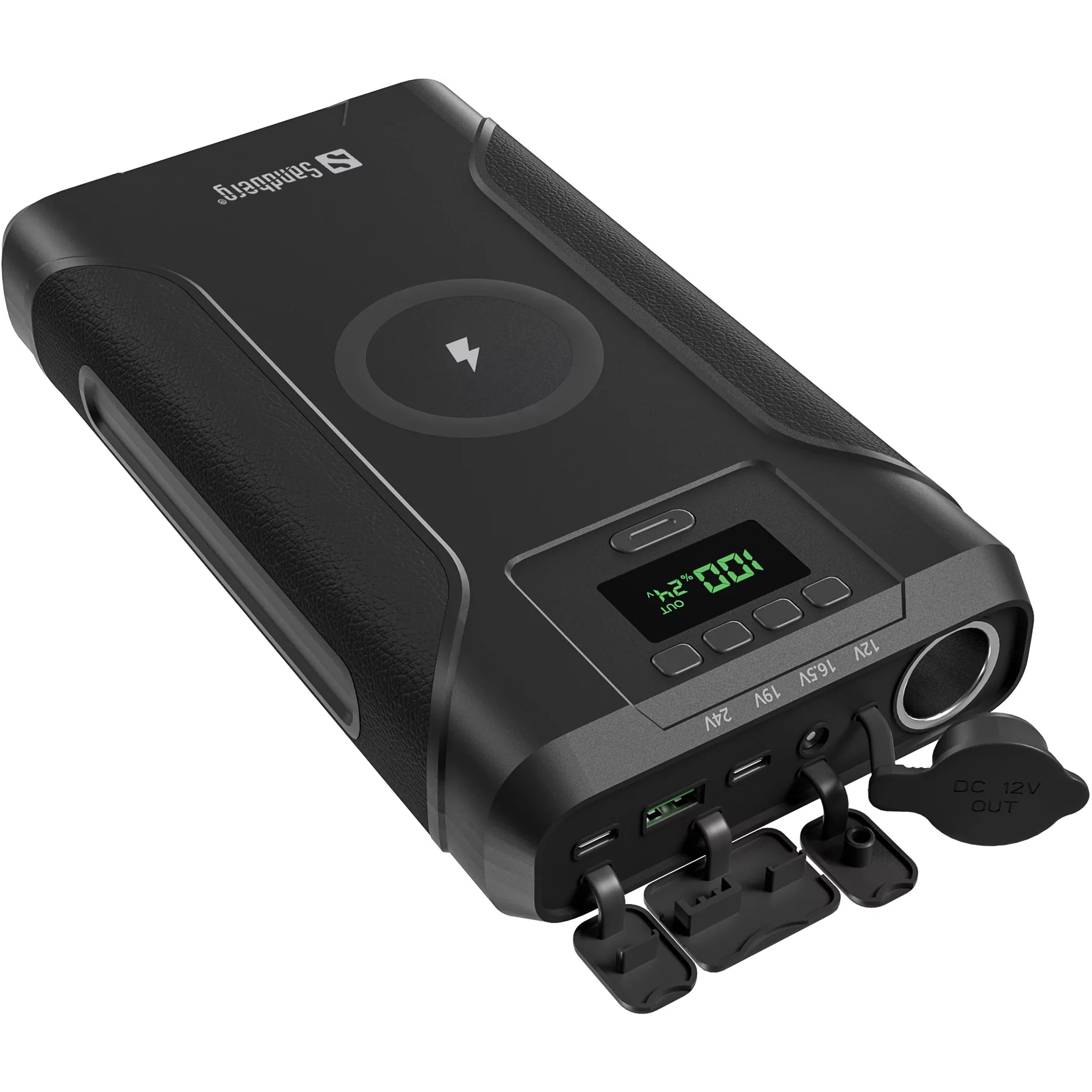 Повербанк з бездротовою зарядкою SANDBERG Survivor7-in1 100W 76800mAh (421-15)