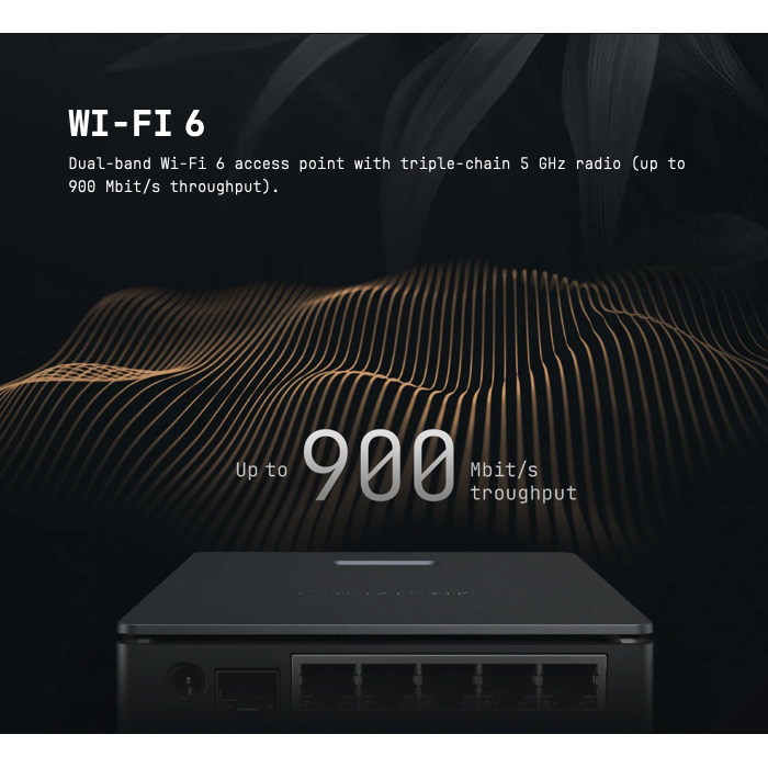 Wi-Fi роутер MIKROTIK hAP ax S (E62IUGS-2AXD5AXT)