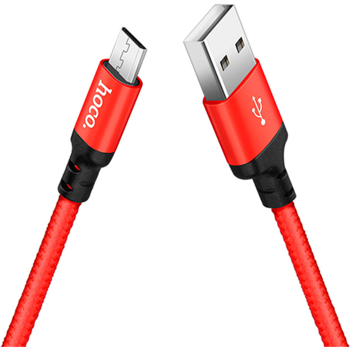 Кабель HOCO X14 Times Speed USB-A to Micro-USB 1м Red