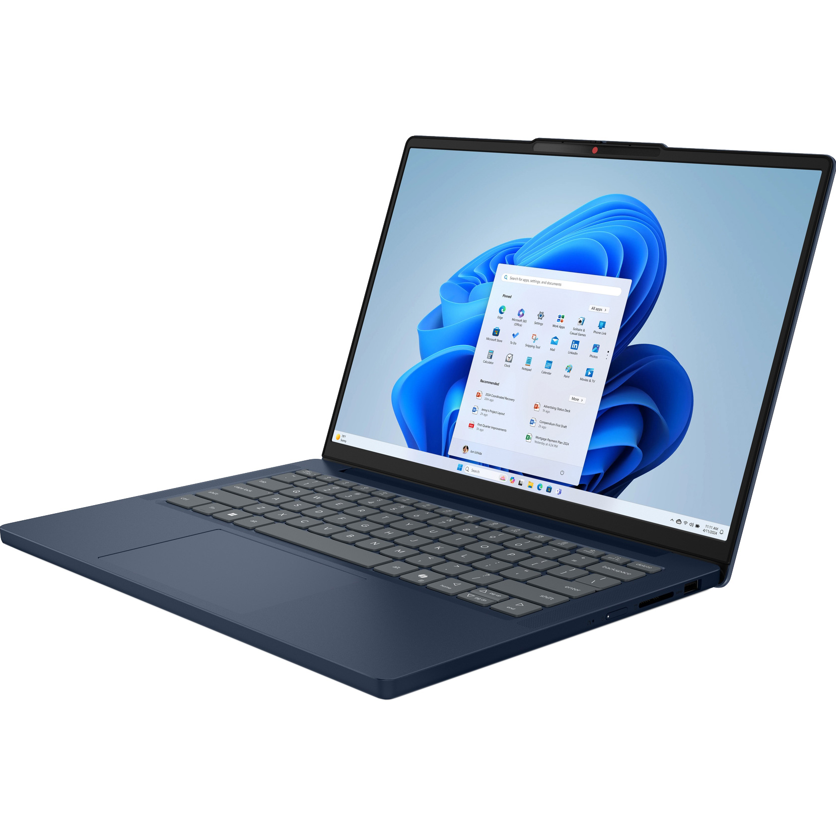 Ноутбук LENOVO Ideapad Slim 3 14IRH10 Cosmic Blue (83K000AJRA)