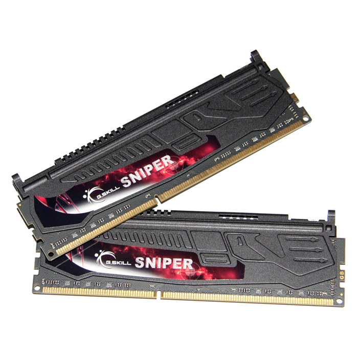 Модуль пам'яті G.SKILL Sniper DDR3 1600MHz 8GB Kit 2x4GB (F3-12800CL9D-8GBSR)