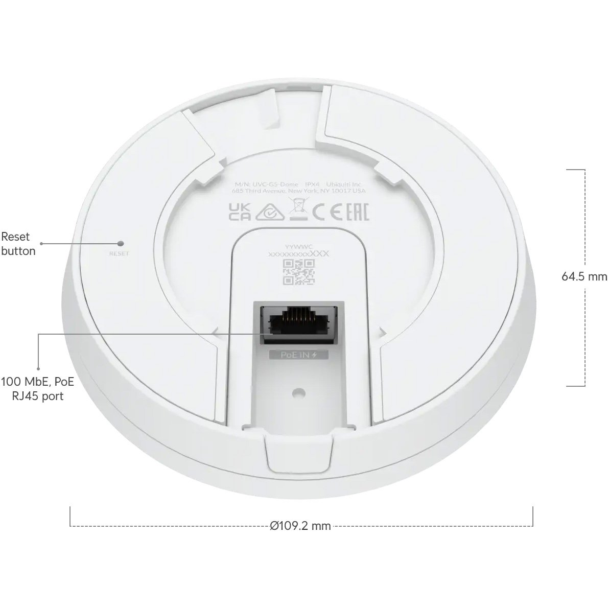 IP-камера UBIQUITI UniFi G5 Dome 3-pack (UVC-G5-DOME-3)