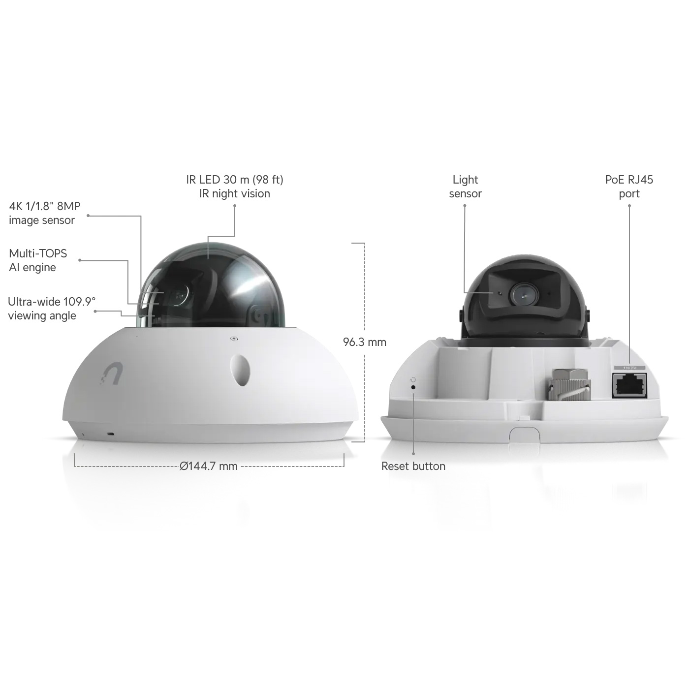 IP-камера UBIQUITI UniFi G6 Dome (UVC-G6-DOME-W)