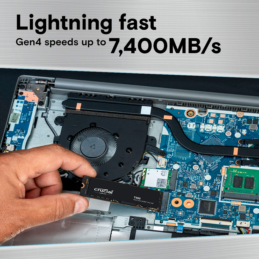 SSD диск CRUCIAL T500 4TB M.2 NVMe (CT4000T500SSD3)