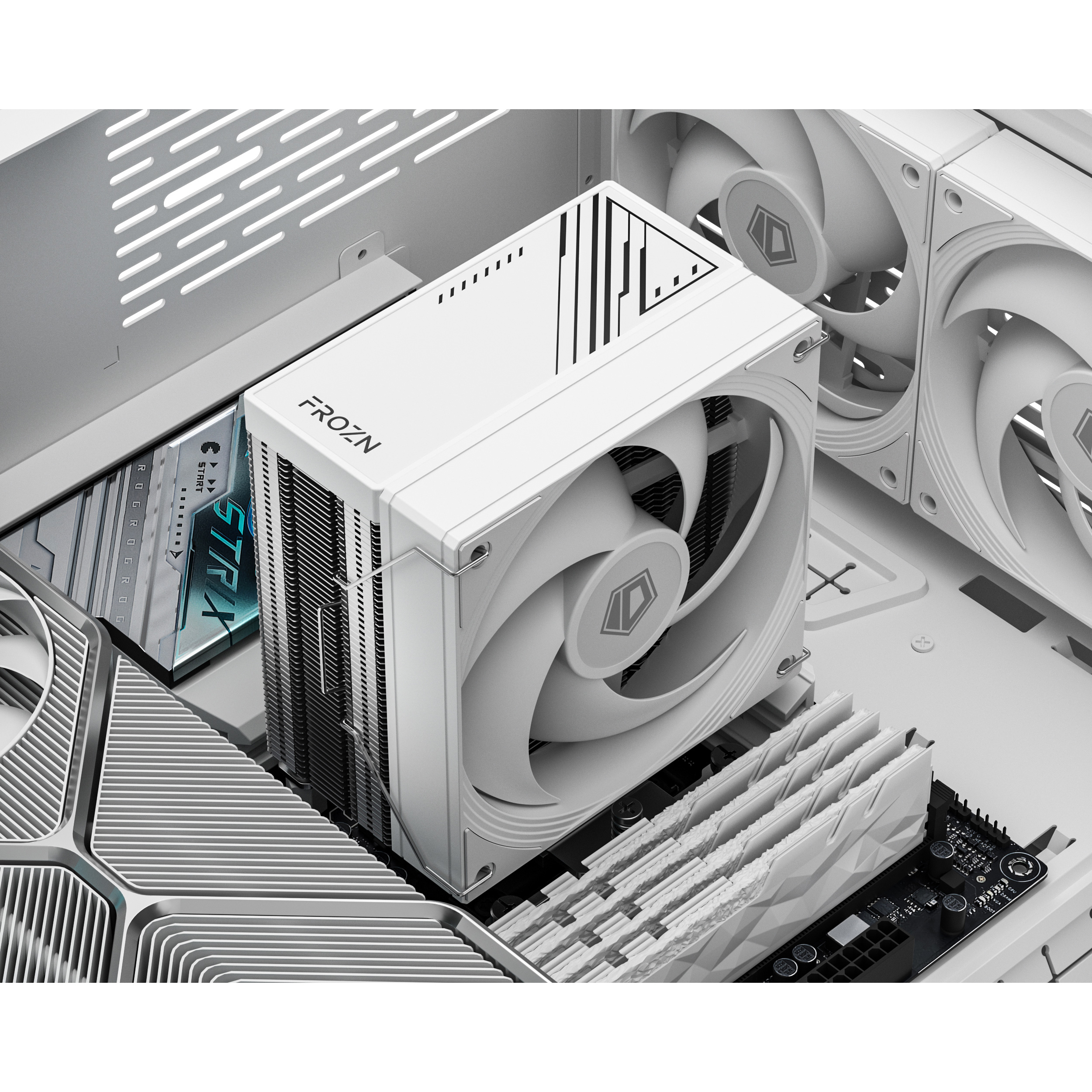 Кулер для процесора ID-COOLING Frozn A410 SE White