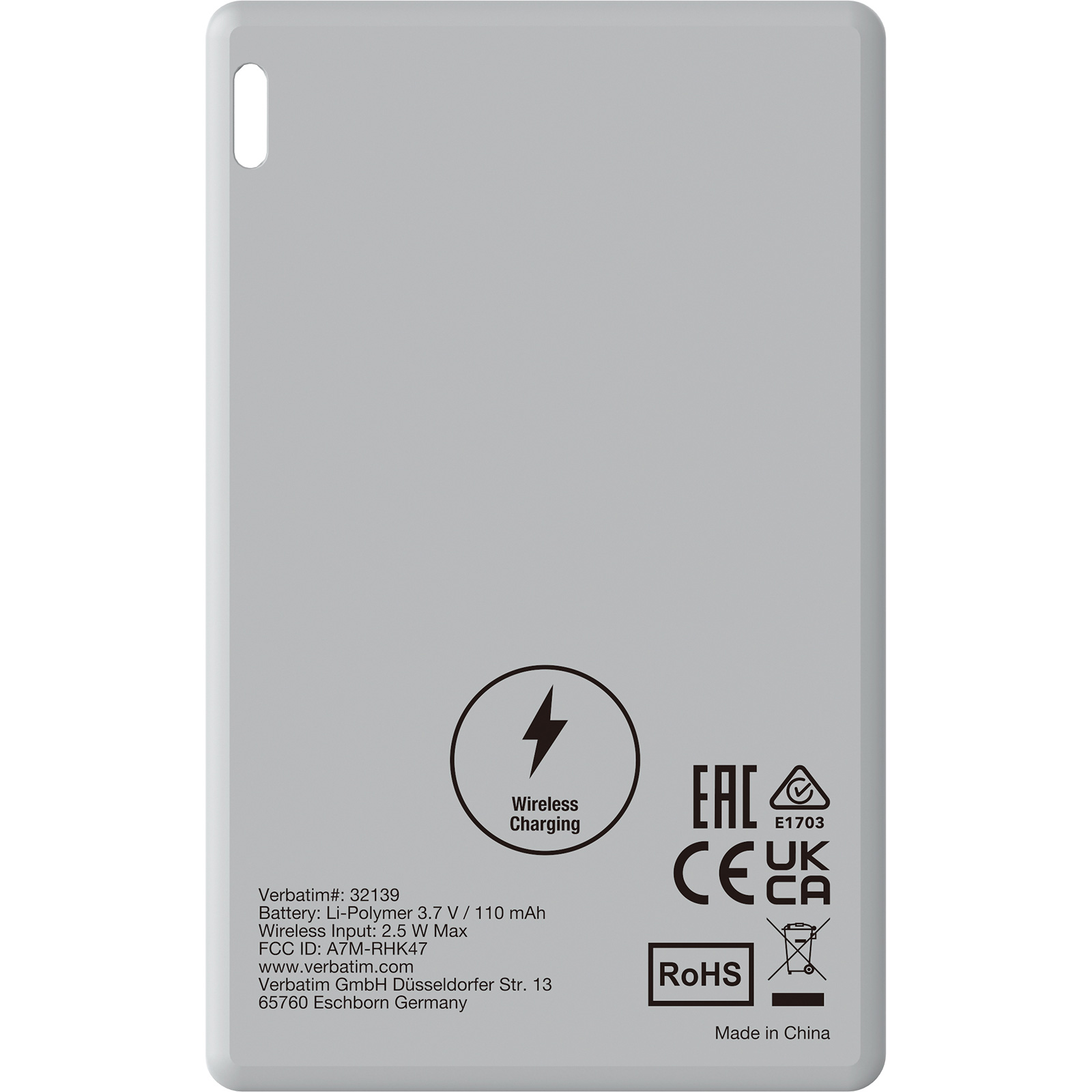 Поисковый брелок VERBATIM My Finder Card 2-pack Black/Silver