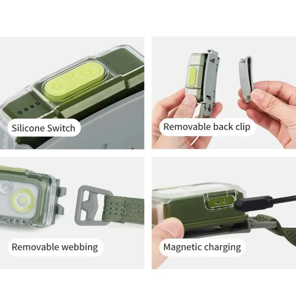 Ліхтар налобний NATUREHIKE CNK2550ZM011 Gray (6977465869906)