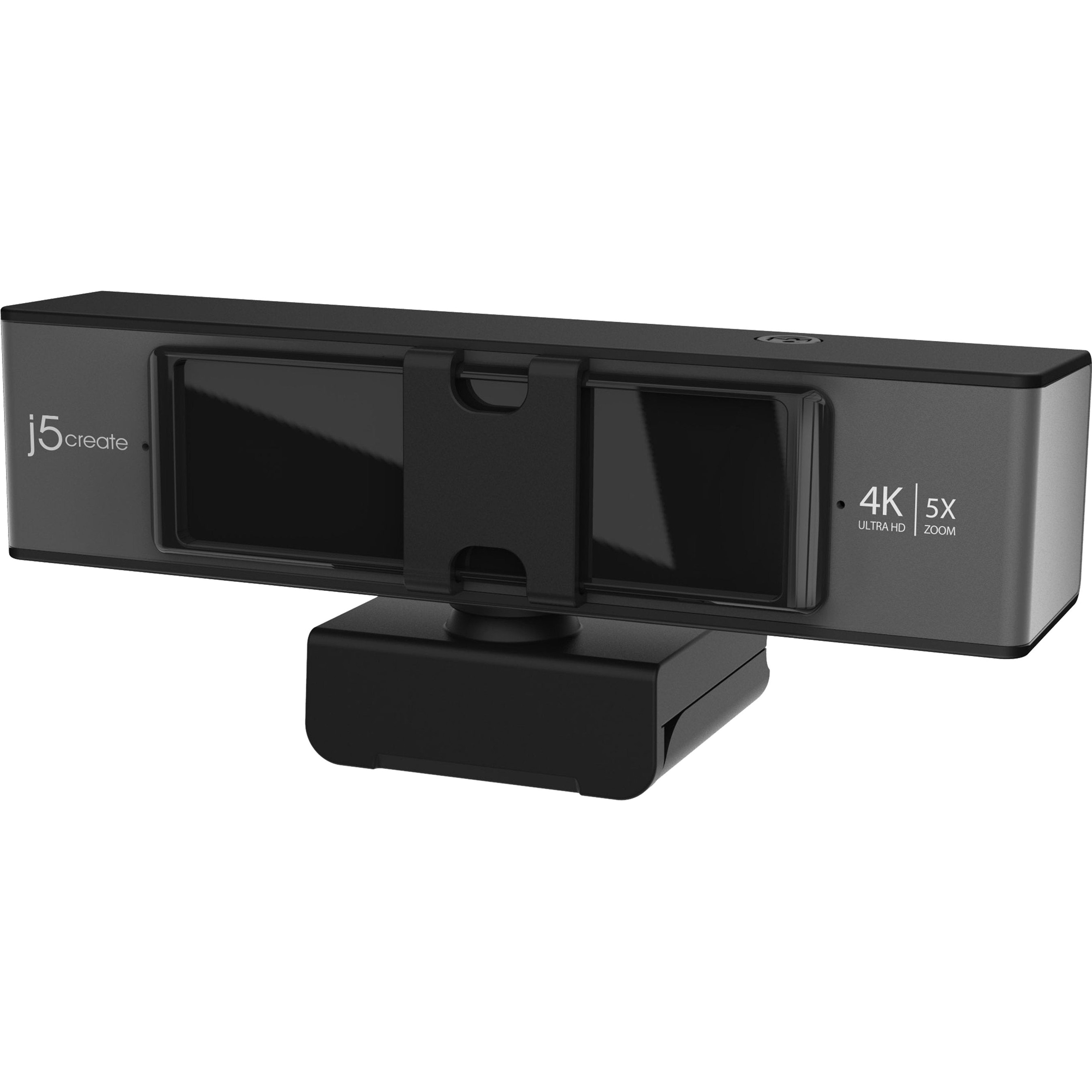 Веб-камера J5CREATE 4K Ultra HD Webcam with 5x Digital Zoom Remote Control (JVCU435-N)