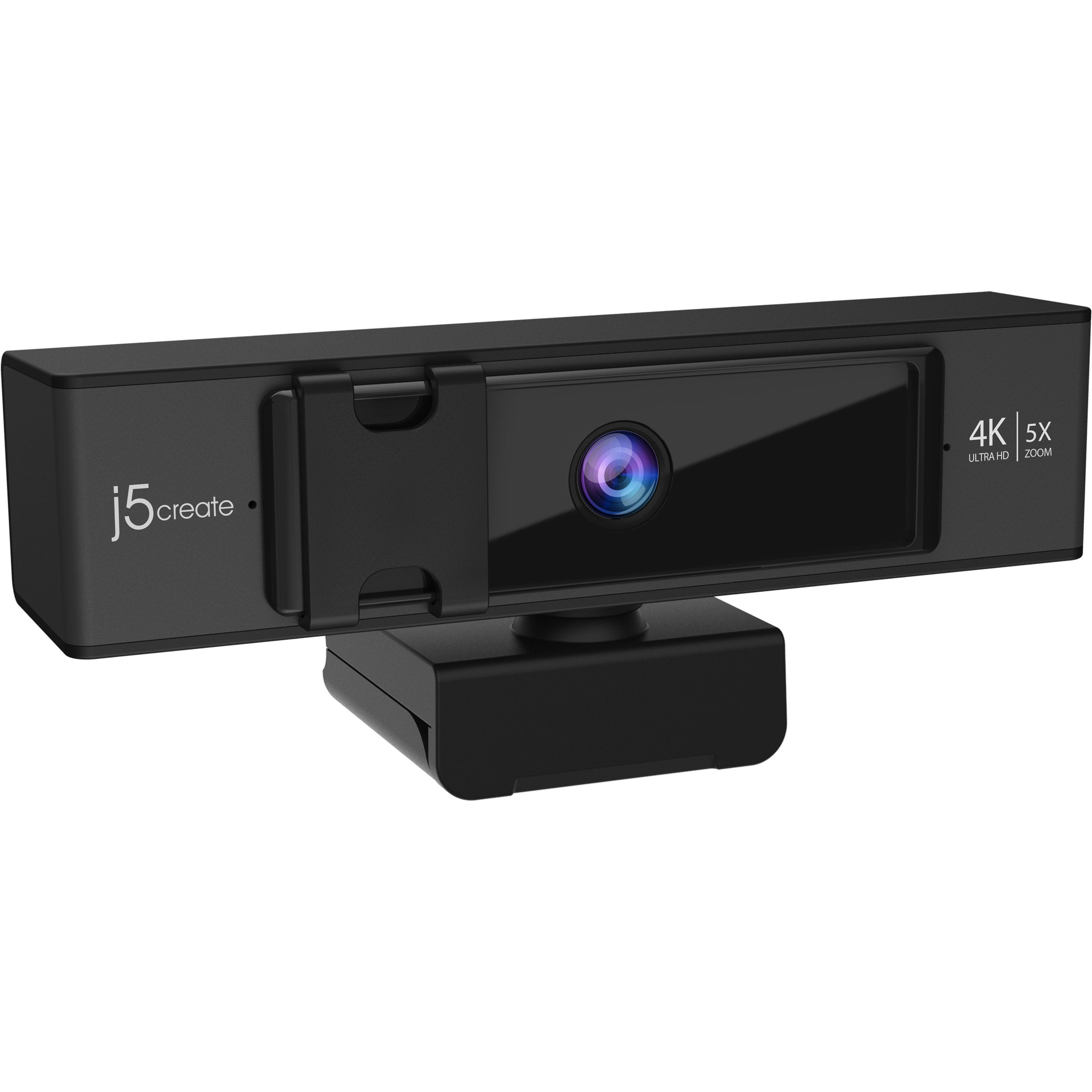 Веб-камера J5CREATE 4K Ultra HD Webcam with 5x Digital Zoom Remote Control (JVCU435-N)
