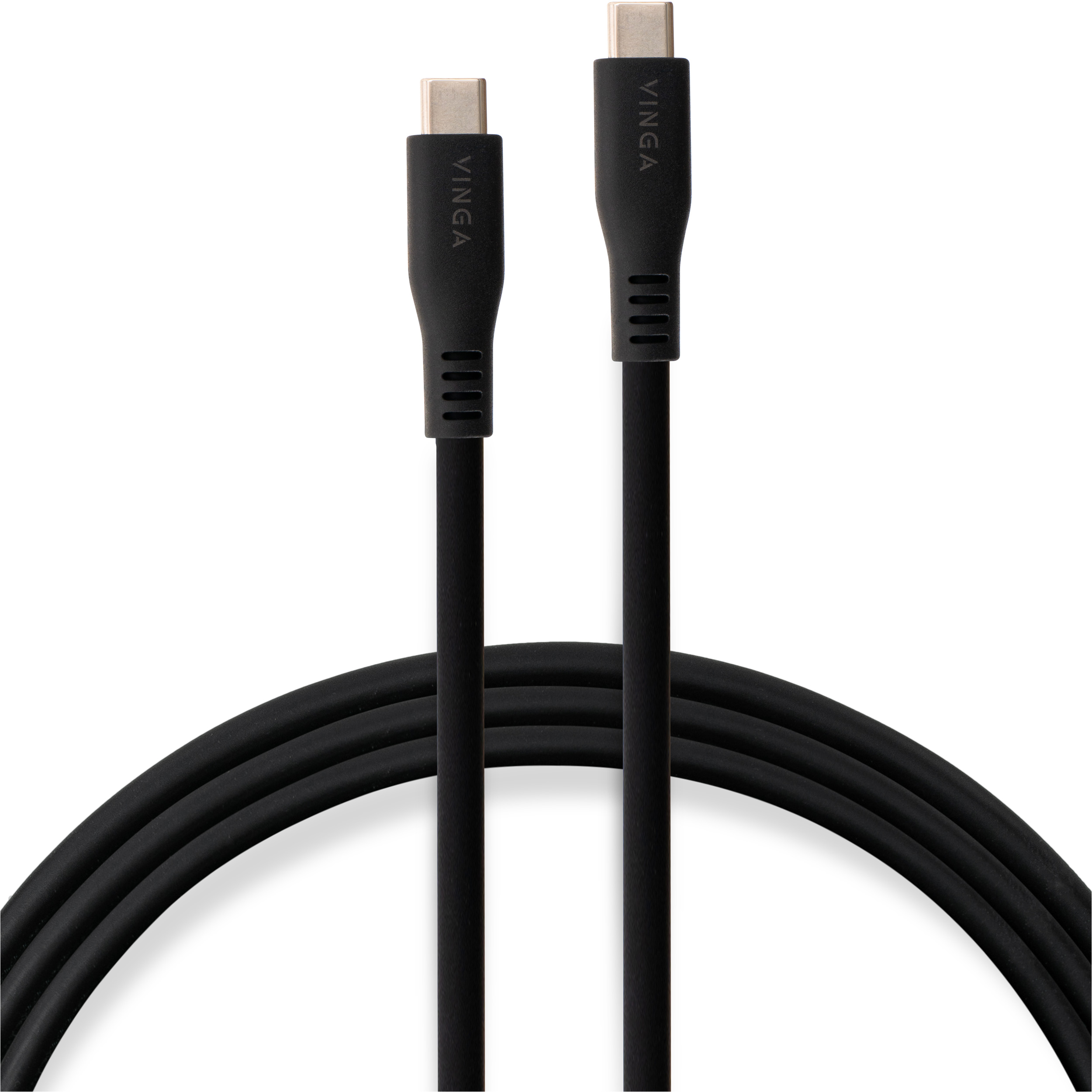 Кабель VINGA USB-C to USB-C USB3.2 Gen2 240W 2м Black (VCPDCCC3242SB)