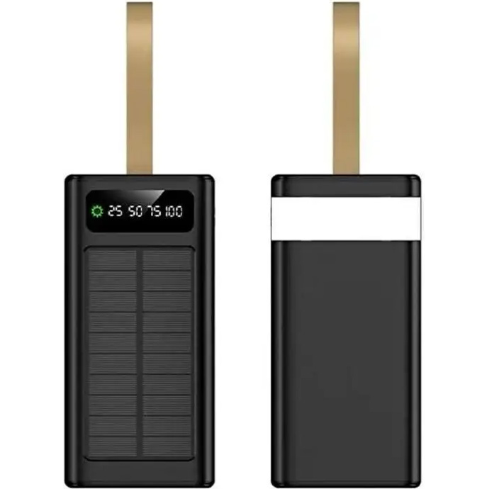 Повербанк з сонячною батареєю LINKAGE LKP-46 22.5W 30000mAh Black