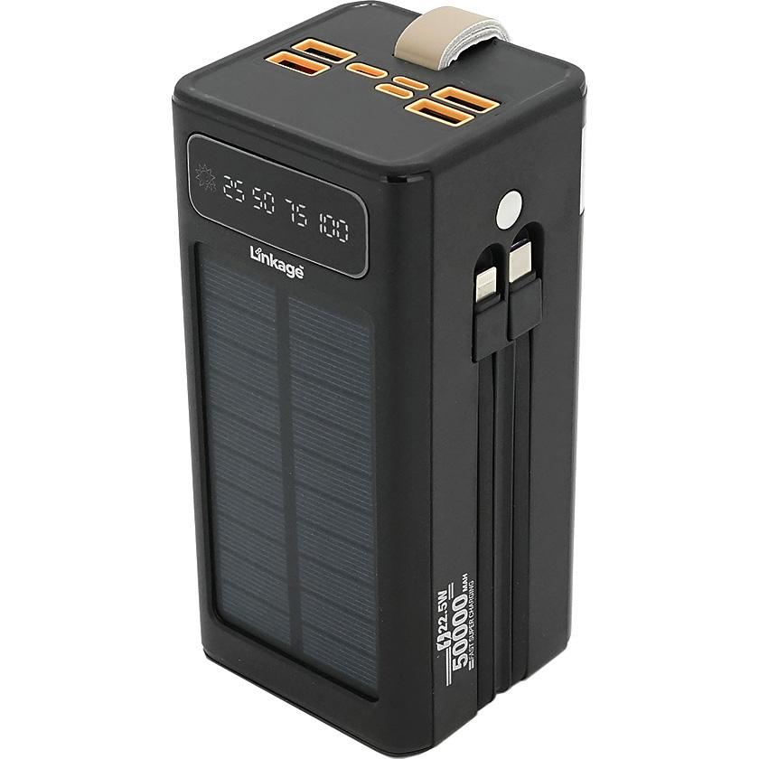 Повербанк з сонячною батареєю LINKAGE LKP-47 22.5W 50000mAh