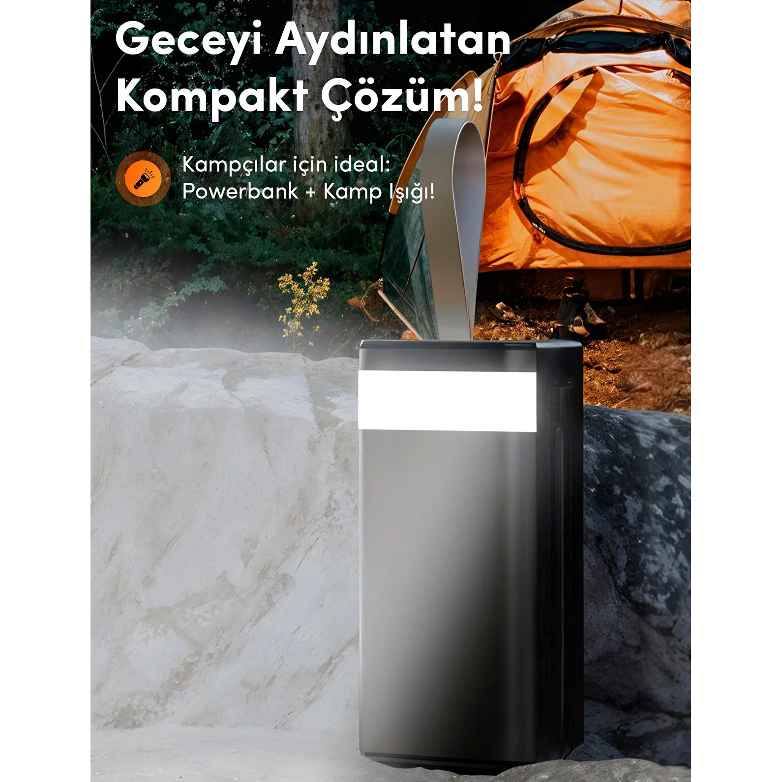 Повербанк з сонячною батареєю LINKAGE LKP-47 22.5W 50000mAh