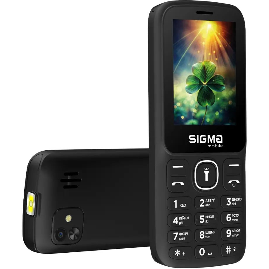 Мобільний телефон SIGMA MOBILE X-style 242 Lucky Black (4827798792919)