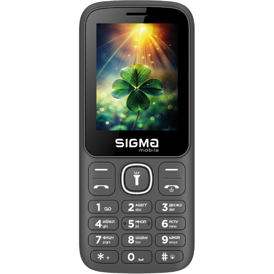 Мобільний телефон SIGMA MOBILE X-style 242 Lucky Gray (4827798792926)