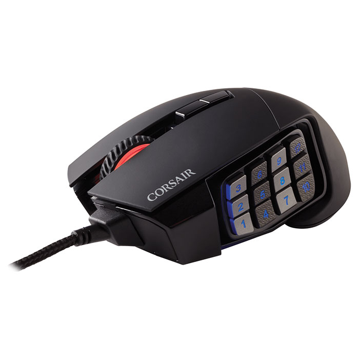Миша ігрова CORSAIR Scimitar RGB Black (CH-9000231-EU)