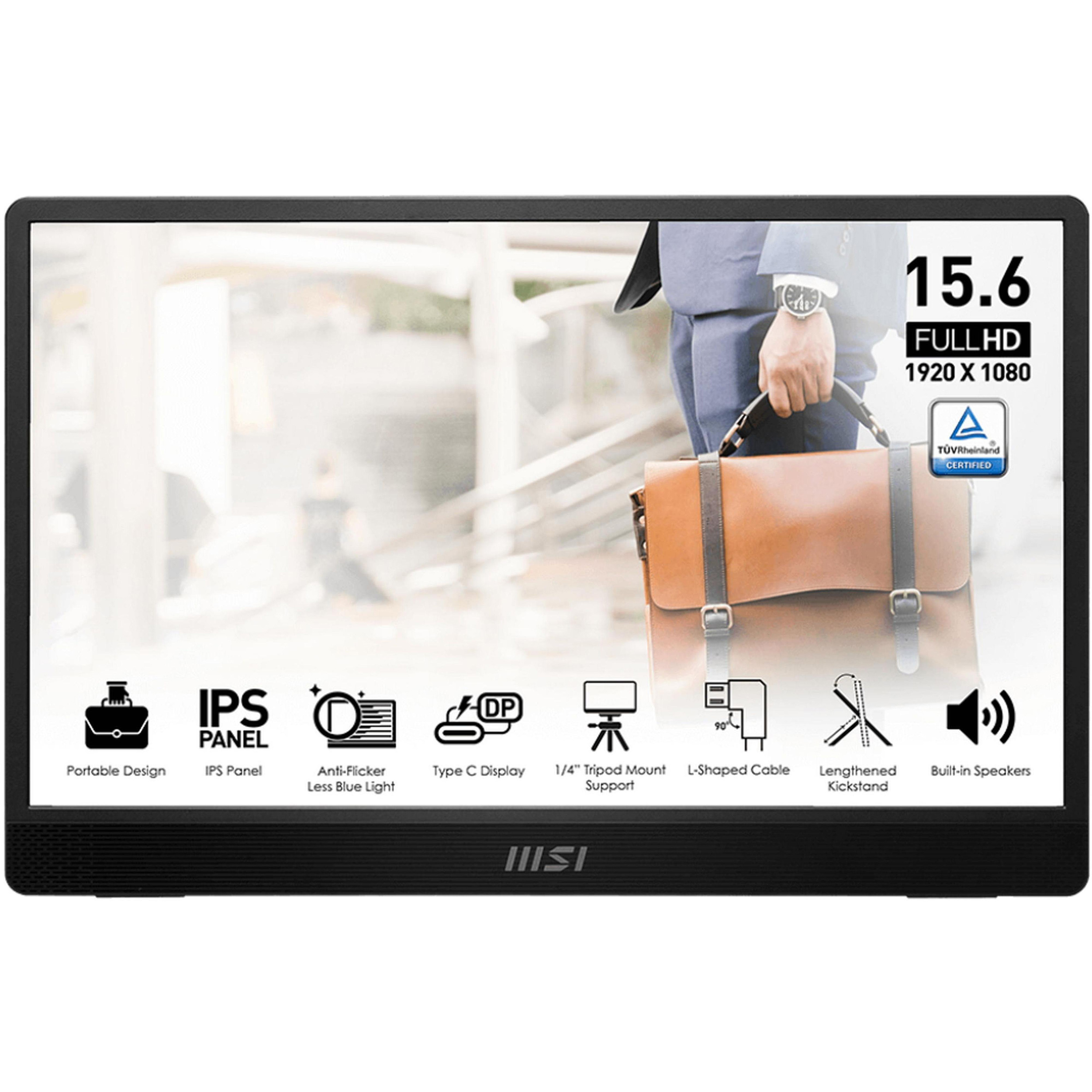 Портативный монитор 15.6" MSI Pro MP161 E2U Iron Gray