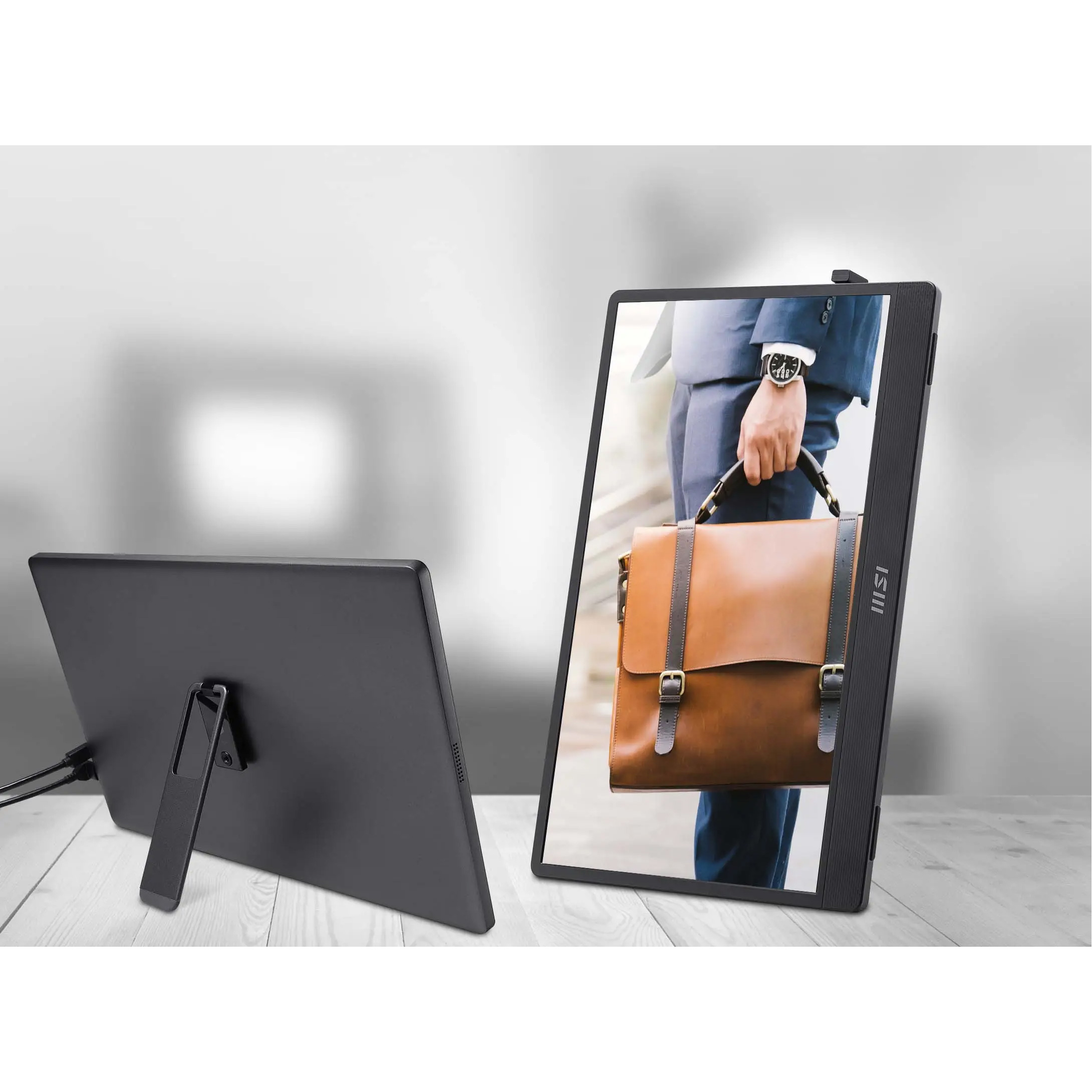 Портативный монитор 15.6" MSI Pro MP161 E2U Iron Gray
