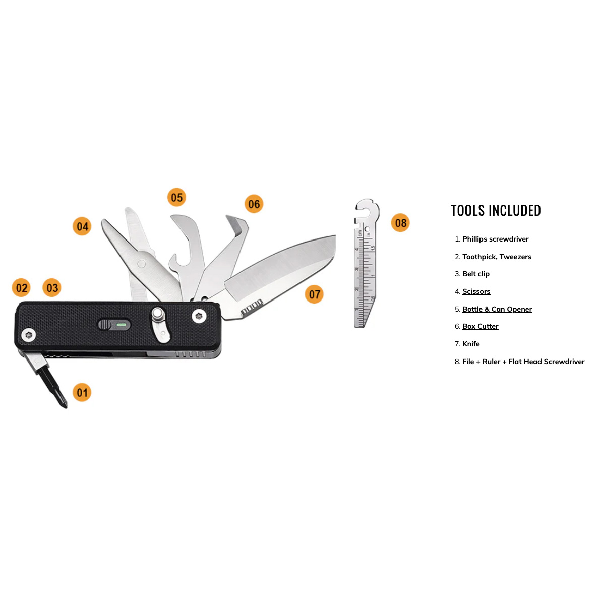 Мультитул ROXON Mini Flex Companion S504G