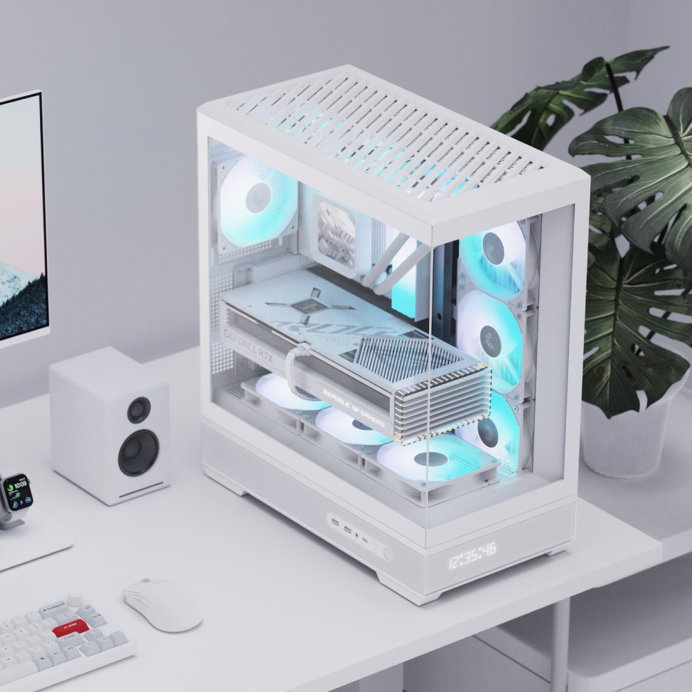 Корпус AEROCOOL ACL-P500B-DIGI-WT-FRPW (ACCM-PN09143.21)
